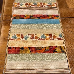 Fall Quilted Table Runner